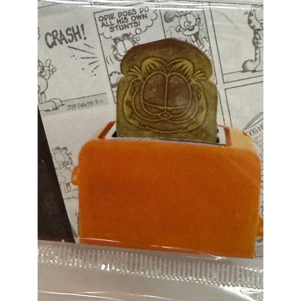 Garfield Nickelodeon Orange Turner Spatula and Toast Stamp Set Best Brands NEW